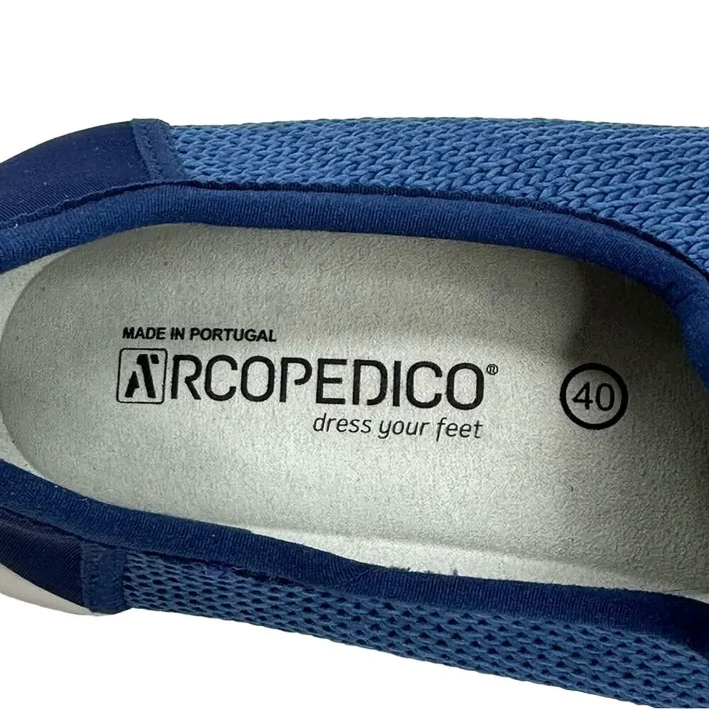 Archipedico Gaia Slip on Sneakers NAVY , ROYAL BLUE & WHITE